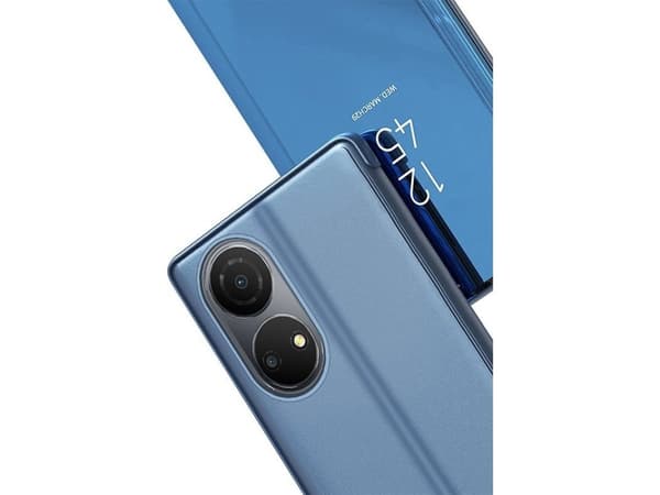 Hurtel Clear View Case etui Honor X7 / Honor Play 30 Plus pokrowiec z klapką czarne
