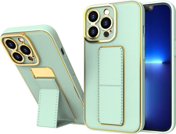 Hurtel New Kickstand Case etui do iPhone 13 Pro z podstawką zielony