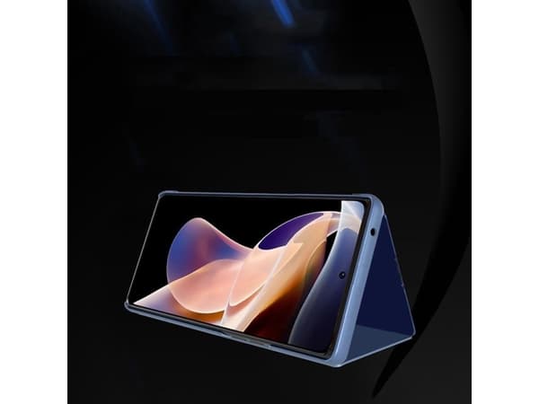 Hurtel Clear View Case flip tapauksessa Huawei nova 8i musta