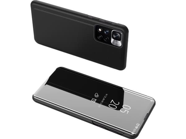 Hurtel Clear View Case flip tapauksessa Huawei nova 8i musta