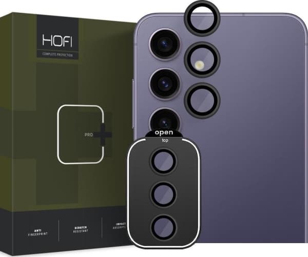 KAMERAN SUOJUS HOFI CAMRING PRO+ GALAXY S24 MUSTA