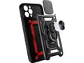Pikkukuva 2 / 5: Hurtel Hybrid Armor Camshield iPhone 13 Pro panssaroitu kotelo, jossa on kameran suojus lajittelu