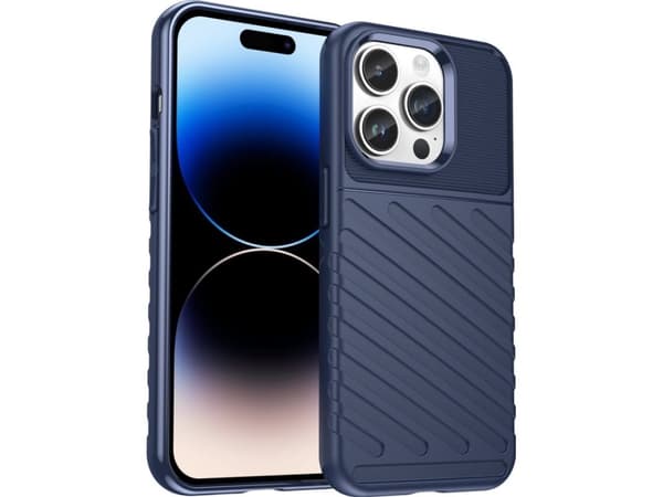 Hurtel Thunder Case iPhone 14 Pro Max deksel, pansret deksel, blå