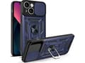 Miniatyrbild 1 av 5: Hurtel Hybrid Armor Camshield iPhone 13 pansarskal med kameraskydd blå