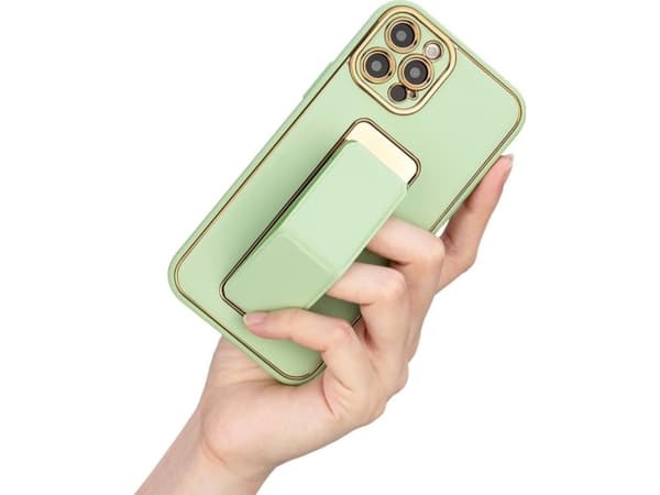 Hurtel New Kickstand Case-deksel til iPhone 13 Pro Max med stativ blå
