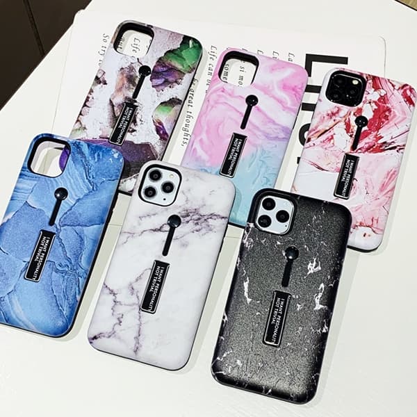 Moderigtigt etui med fingerholder - iPhone 11 Pro Max