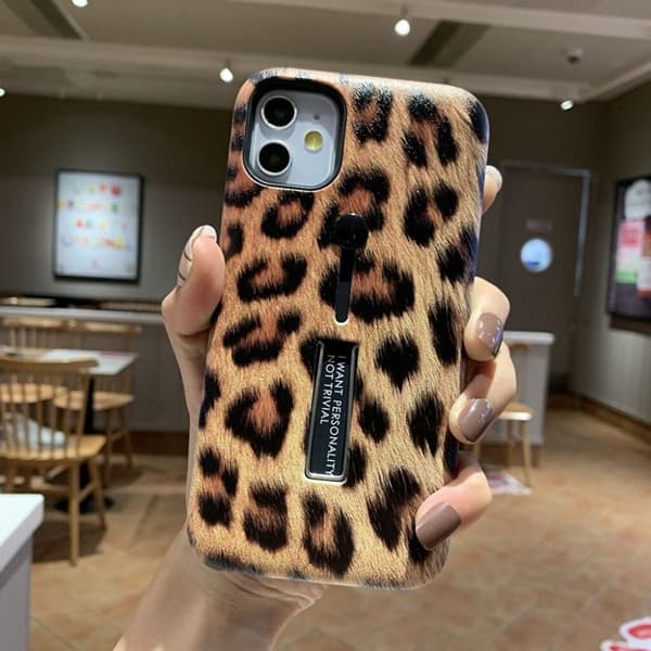 Moderigtigt etui med fingerholder - iPhone 11 Pro Max