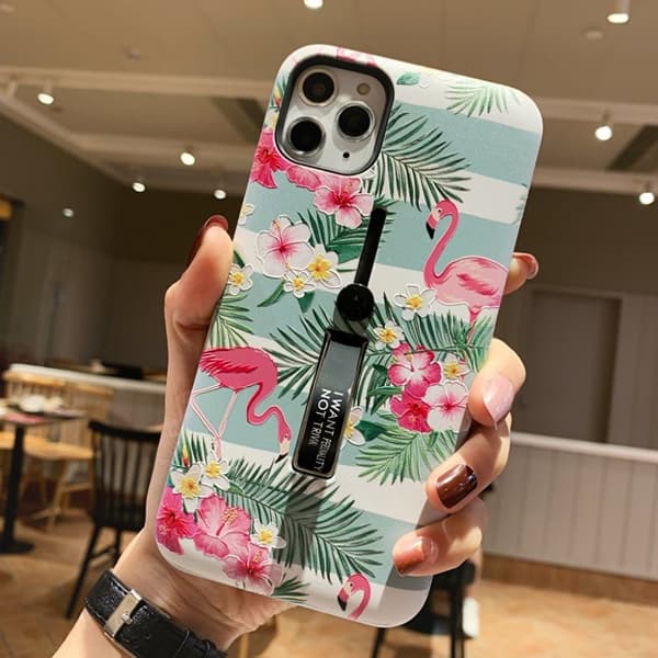 Moderigtigt etui med fingerholder - iPhone 11 Pro Max
