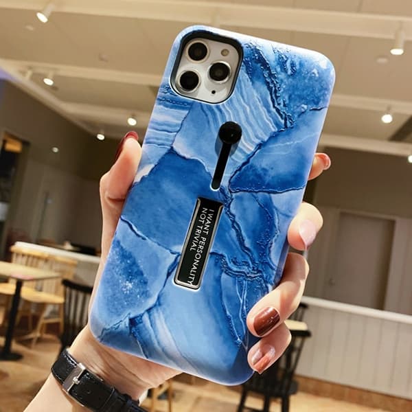 Moderigtigt etui med fingerholder - iPhone 11 Pro Max