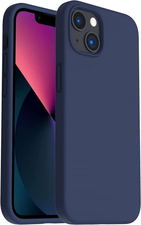 Silikoneetui til Iphone 14, mørkeblå