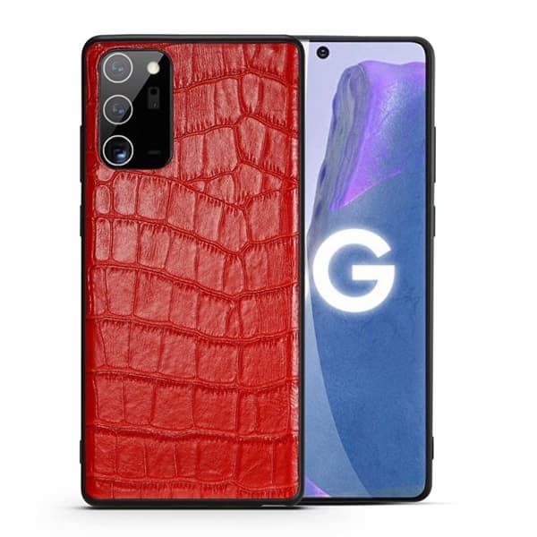 Skal i konstläder till Samsung S21