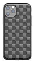 Pikkukuva 1 / 2: Ruudullinen kuvio pehmeässä TPU-kotelossa iPhone 11 Pro:lle, musta