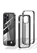 Miniatyrbillede 1 af 2: Stilfuldt etui med farvede kanter til iPhone 12 Mini