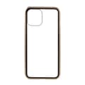 Miniatyrbillede 2 af 2: Stilfuldt etui med farvede kanter til iPhone 12 Pro Max, Guld