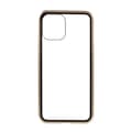 Miniatyrbillede 1 af 2: Stilfuldt etui med farvede kanter til iPhone 12 Pro Max, Guld
