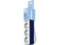 Pikkukuva 1 / 2: PHILIPS POWER PLUG WHITE/BlUE 4-SPOT 1.5M CHP2145U/60