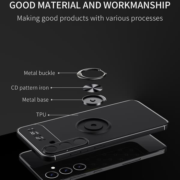 Fingerring Kickstand TPU Taske til Samsung Galaxy S24+