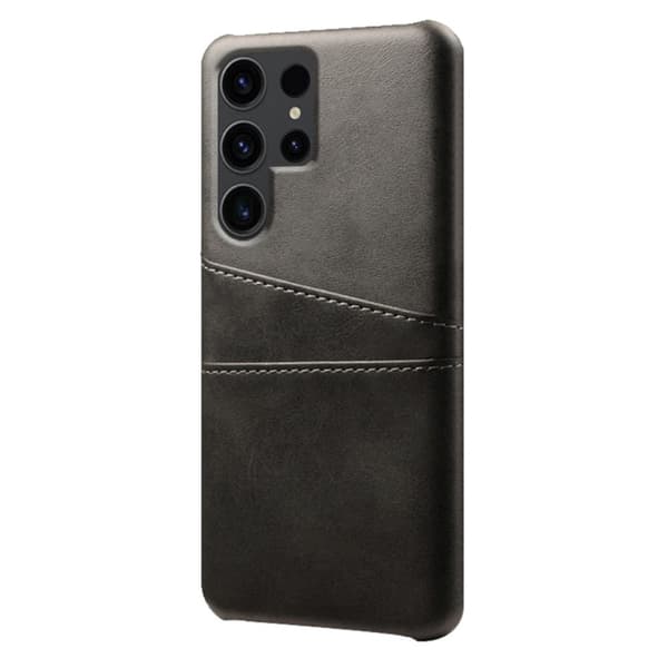 Samsung Galaxy S24 Ultra KSQ Pu-nahkapäällysteinen kuori kova kotelo