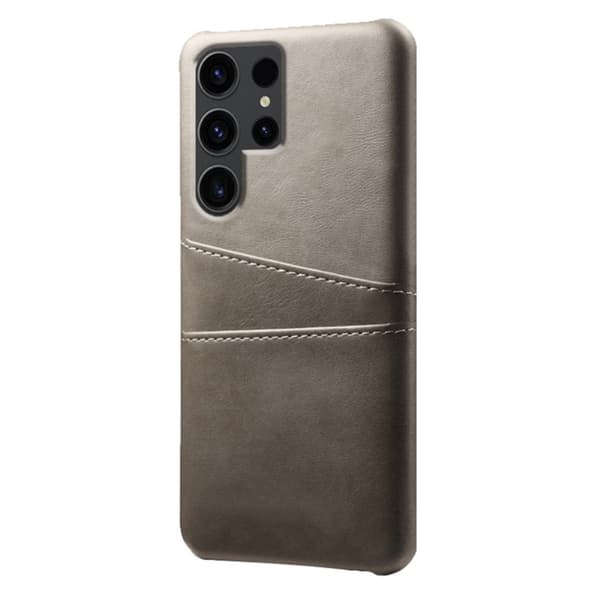Til Samsung Galaxy S24 Ultra KSQ PU-læderbelagt skal hårdt etui