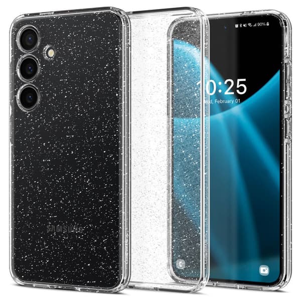 Spigen Samsung Galaxy S24 Case Liquid Crystal Glitter Clear