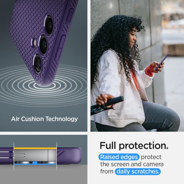 Spigen Samsung Galaxy S24 Case Liquid Air Purple