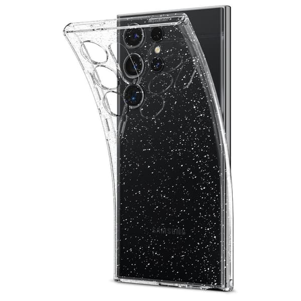 Spigen Samsung Galaxy S24 Ultra Case Liquid Crystal Glitter Clear