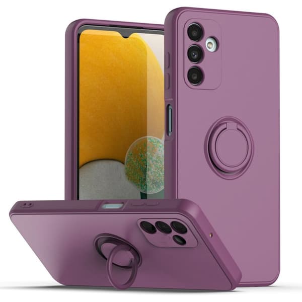 Samsung Galaxy A14 Skal Med Ringhållare Lila