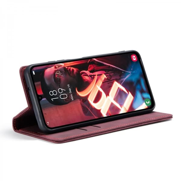 CaseMe Slim Plånboksfodral Samsung Galaxy A15 Röd