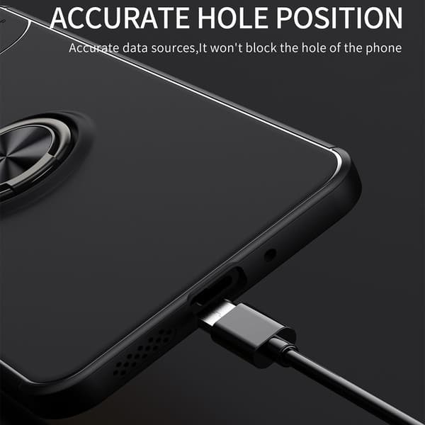 Til Xiaomi Redmi 13C Hybrid Shell fingerring metalplade