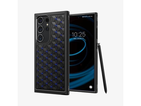 Spigen Cryo Armor - Baksidedeksel for mobiltelefon - polykarbonat, termoplast-polyuretan (TPU), grafitt, silicone sheets - cryo blue - for Samsung Ga