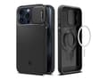 Miniatyrbilde 1 av 2: Spigen Optik Armor MagFit - Baksidedeksel for mobiltelefon - MagSafe-samsvar - polykarbonat, termoplast-polyuretan (TPU) - svart - for Apple iPhone 1