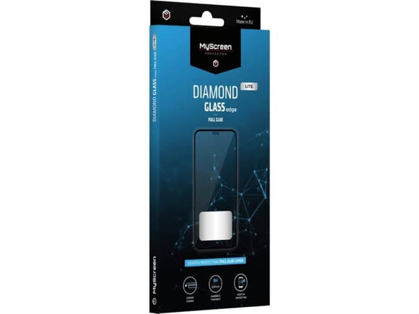 MyScreen Protector MyScreen Protector - Herdet glass for lett avrundede skjermer DIAMOND GLASS LITE edge FULL LIME for Samsung Galaxy S24