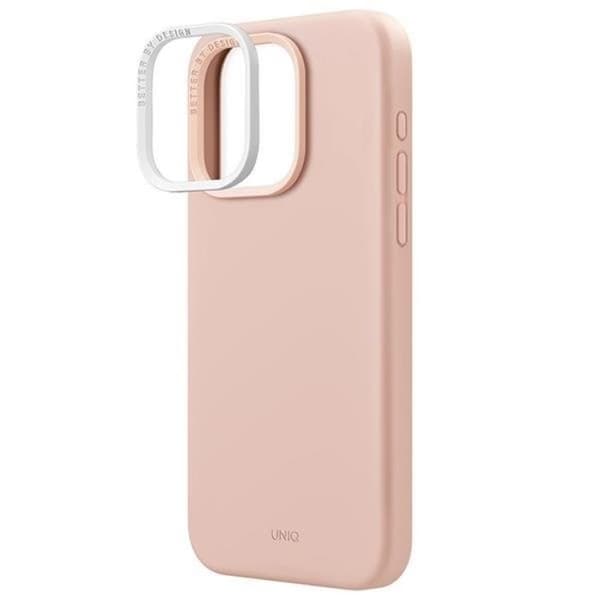 UNIQ iPhone 15 Pro Max Mobilskal Magsafe Lino Hue - Rosa