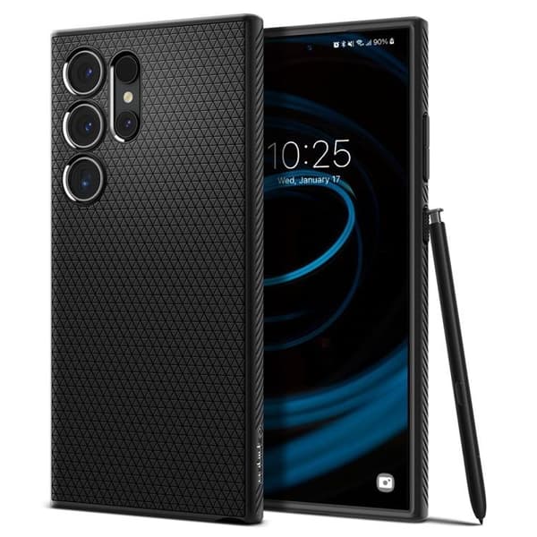 Spigen Galaxy S24 Ultra Mobilskal Liquid Air - Svart