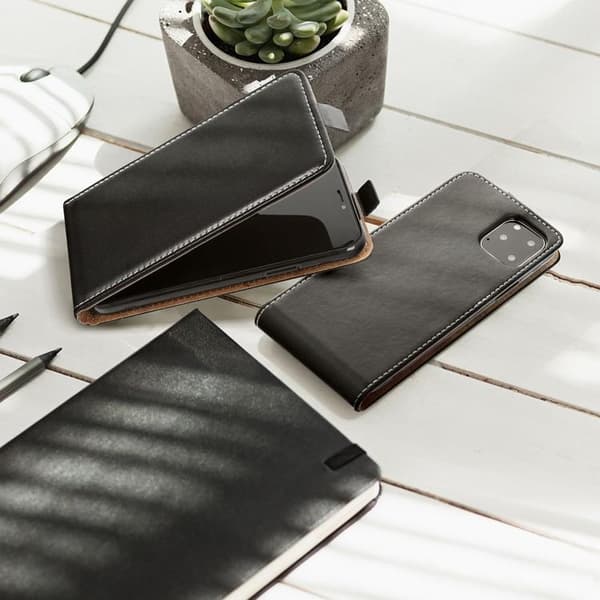Xiaomi Redmi Note 13 4G Plånboksfodral Slim Flexi Fresh - Svart