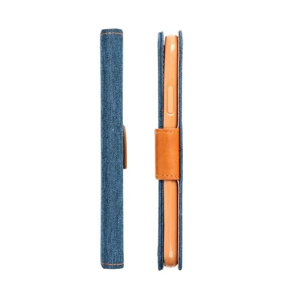 Xiaomi Redmi Note 13 Pro 5G Plånboksfodral Canvas - Marinblå