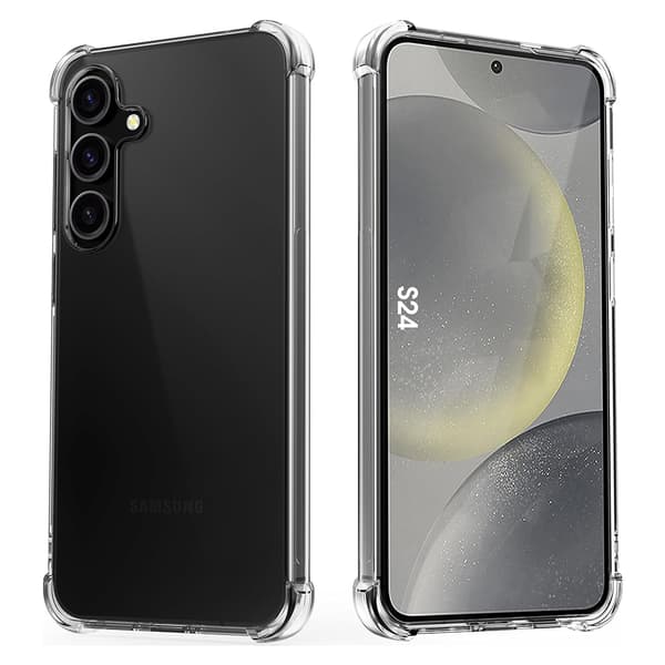 Samsung Galaxy S24 plus - Stötdämpande Tunt Silikonskal