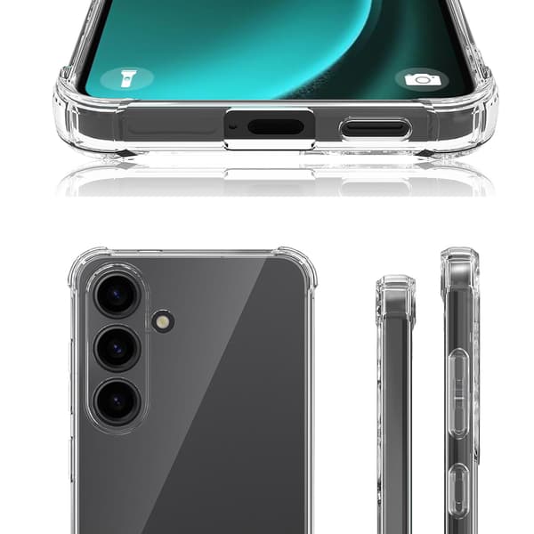 Samsung Galaxy S24 plus - Stötdämpande Tunt Silikonskal