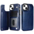 Miniatyrbild 3 av 11: Iphone 15 - Läder Fodral med 3-kortfack