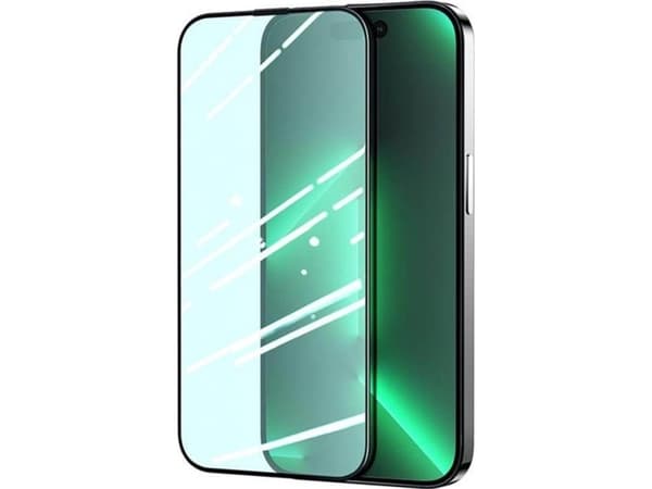 Mocco Full Face / Full Lime Herdet glass Beskyttelsesglass for fullskjerm Apple iPhone 14 Pro Max Black