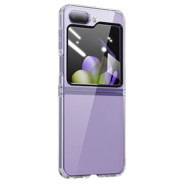 Galaxy Z Flip 5 - Genomskinligt silikonfodral