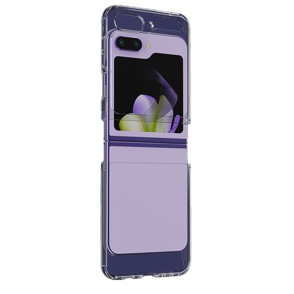Galaxy Z Flip 5 - Genomskinligt silikonfodral