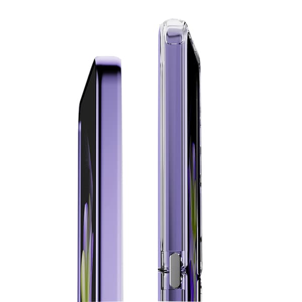 Galaxy Z Flip 5 - Genomskinligt silikonfodral