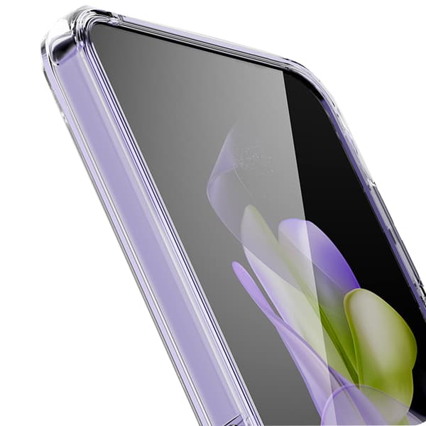 Galaxy Z Flip 5 - Genomskinligt silikonfodral