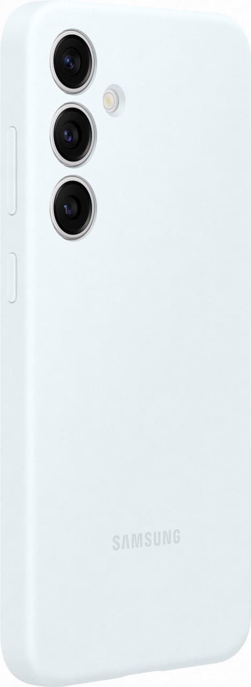 Samsung Galaxy S24+ Silicone Case -suojakotelo, valkoinen