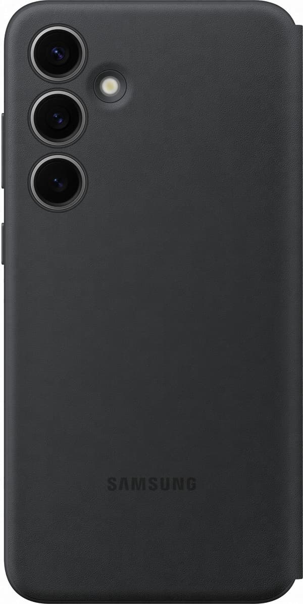 Samsung Galaxy S24+ Clear View plånboksfodral, svart