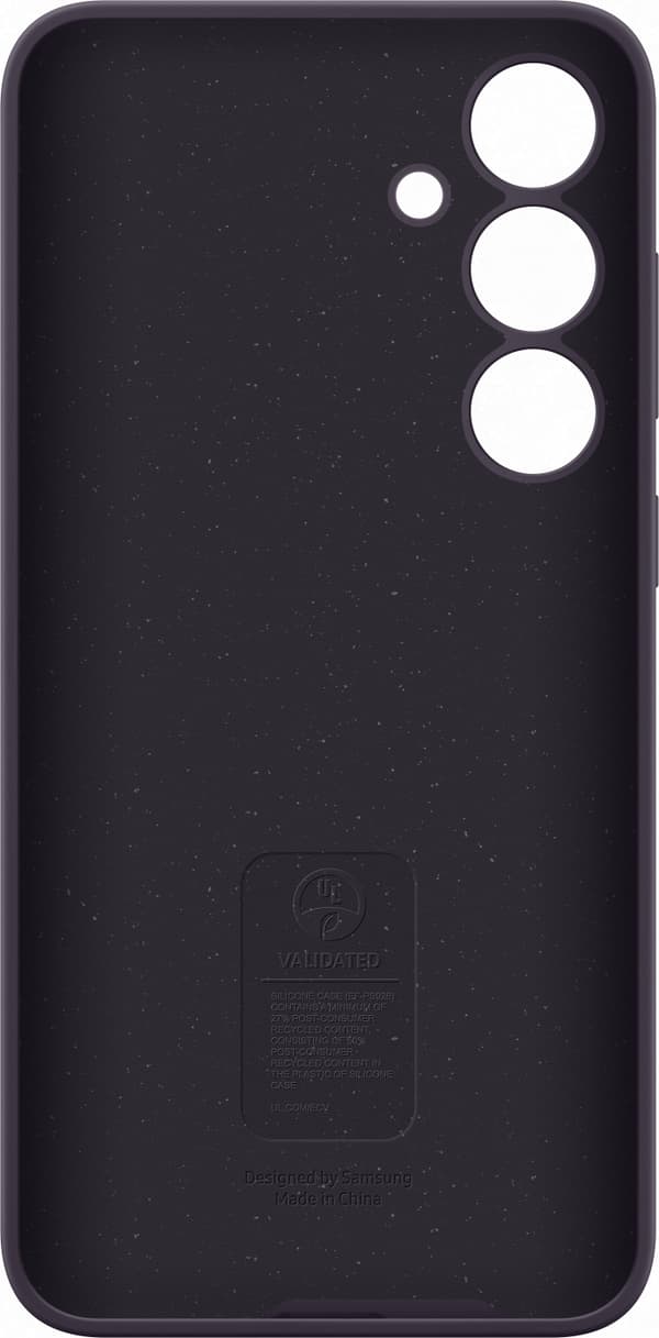 Samsung Galaxy S24+ Silikonfodral, mörklila