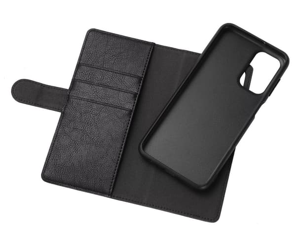 Essentials Samsung Galaxy A23/A23 5G PU w.,detach,3 card, Blk