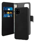 Miniatyrbilde 1 av 2: Puro Samsung Galaxy A12 Wallet Avtakbar, svart