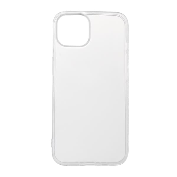 Essentials iPhone 14 TPU back cover, Transparent